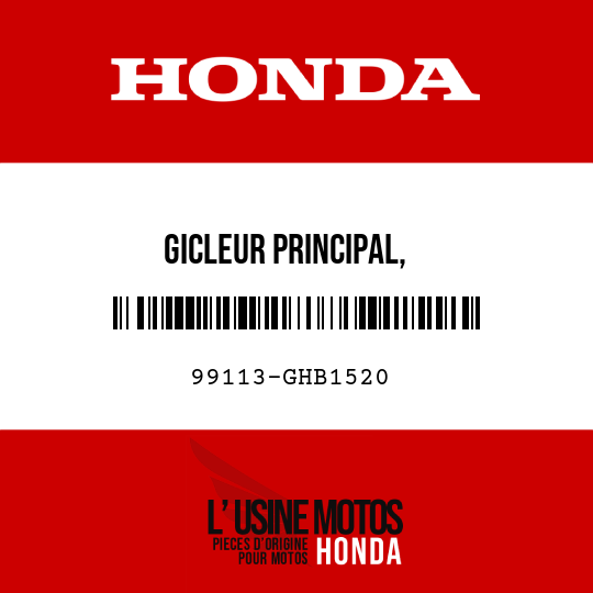 image de 99113-GHB1520 GICLEUR PRINCIPAL, 