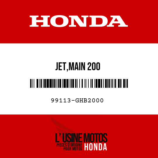 image de 99113-GHB2000 JET,MAIN 200