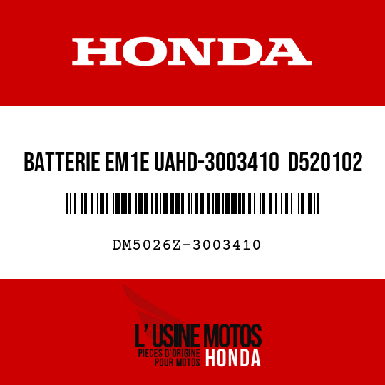 image de DM5026Z-3003410 BATTERIE EM1E UAHD-3003410 D520102