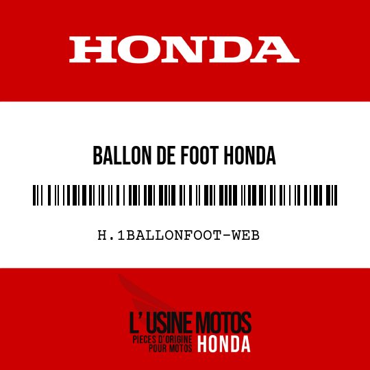image de H.1BALLONFOOT-WEB BALLON DE FOOT HONDA